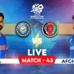 Afghanistan National Cricket Team vs India National Cricket Team Match Scorecard