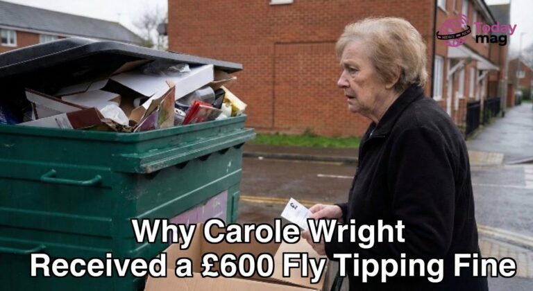Why Carole Wright Fly Tipping Fine a £600 Received carole wright fly tipping fine