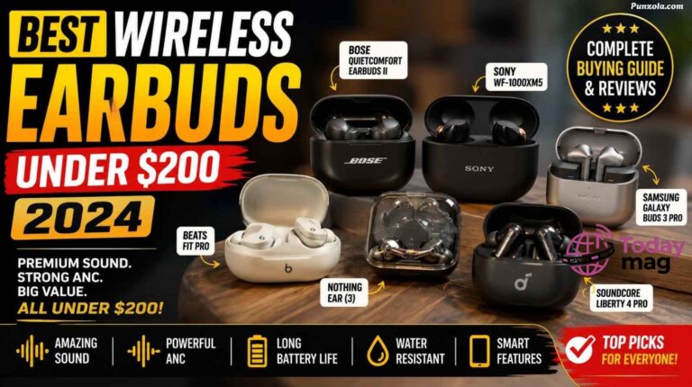 Best Wireless Earbuds Under 200 Dollars 2024: Top Picks Reviewed best wireless earbuds under 200 dollars 2024