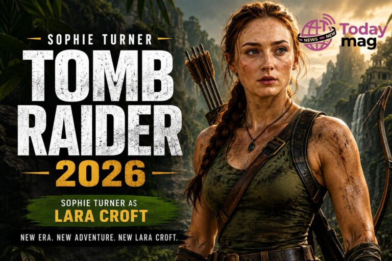 Sophie Turner Tomb Raider 2026: Sophie Turner as Lara Croft Sophie Turner