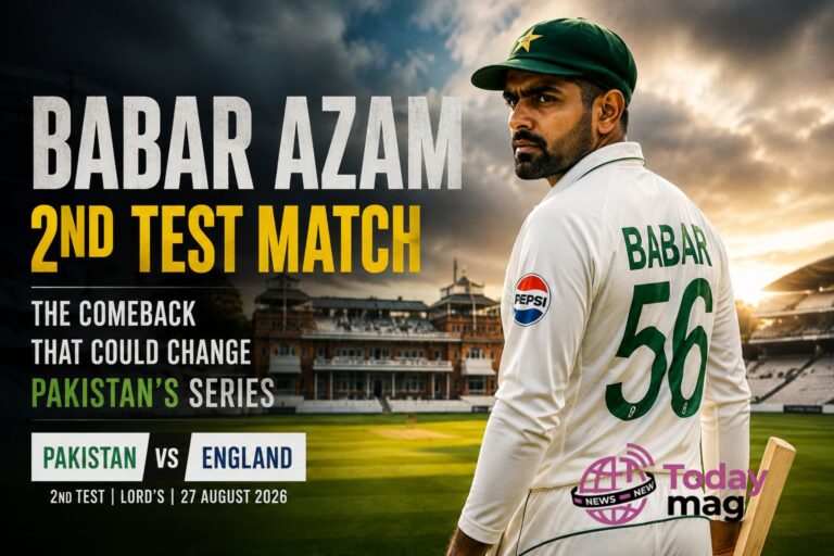 Babar Azam 2nd Test Match