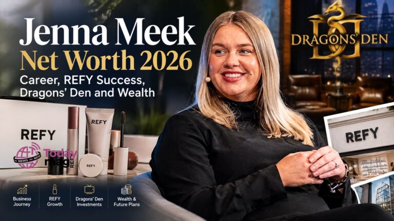 Jenna Meek Net Worth 2026: Career, REFY Success, Dragons’ Den and Wealth Jenna Meek Net Worth